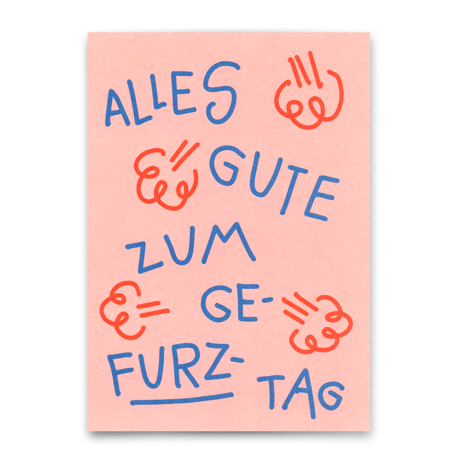 Postkarte "Gefurztag" | Lustige Karte zum Geburtstag