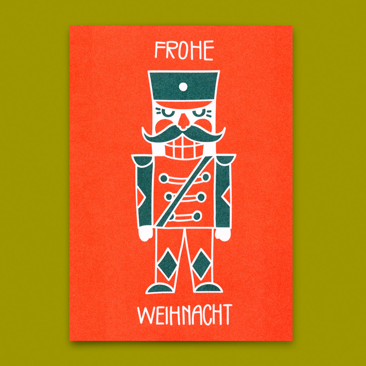 Postkarte "Nußknacker" | Besondere Postkarte zu Weihnachten