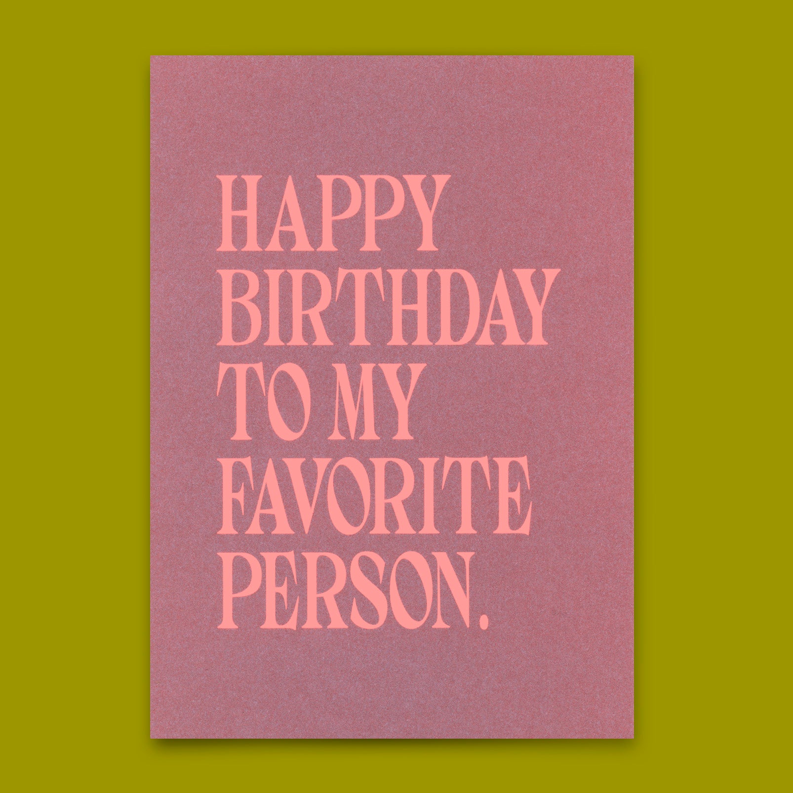 Postcard "Favorite person" | Beautiful card with saying for birthday