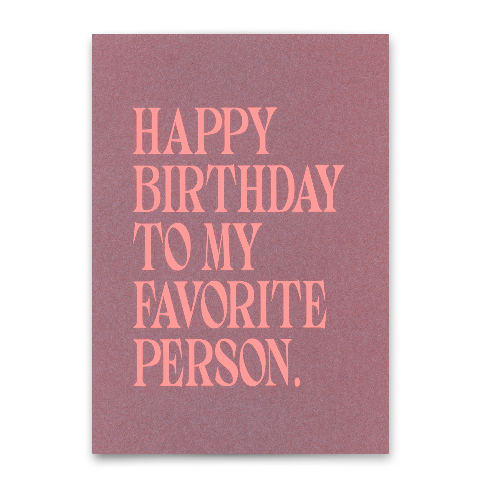 Postcard "Favorite person" | Beautiful card with saying for birthday