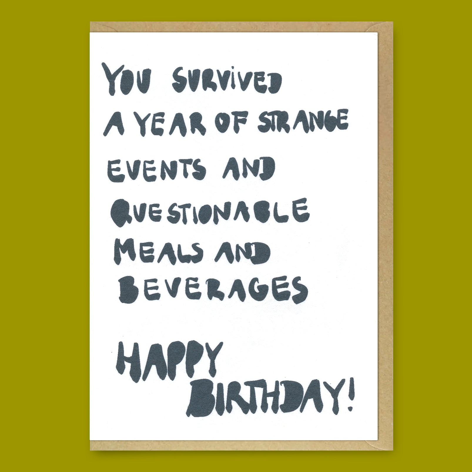 Grußkarte “Survivor” | Geburtstagskarte | Superjuju