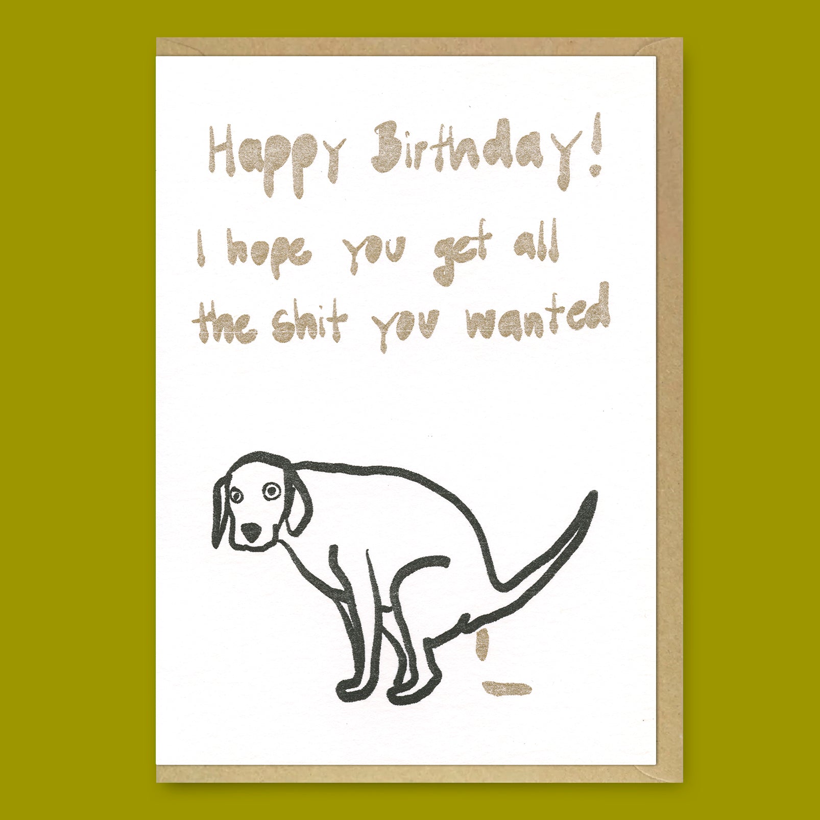 Grußkarte “All the Shit” | Geburtstagskarte | Superjuju