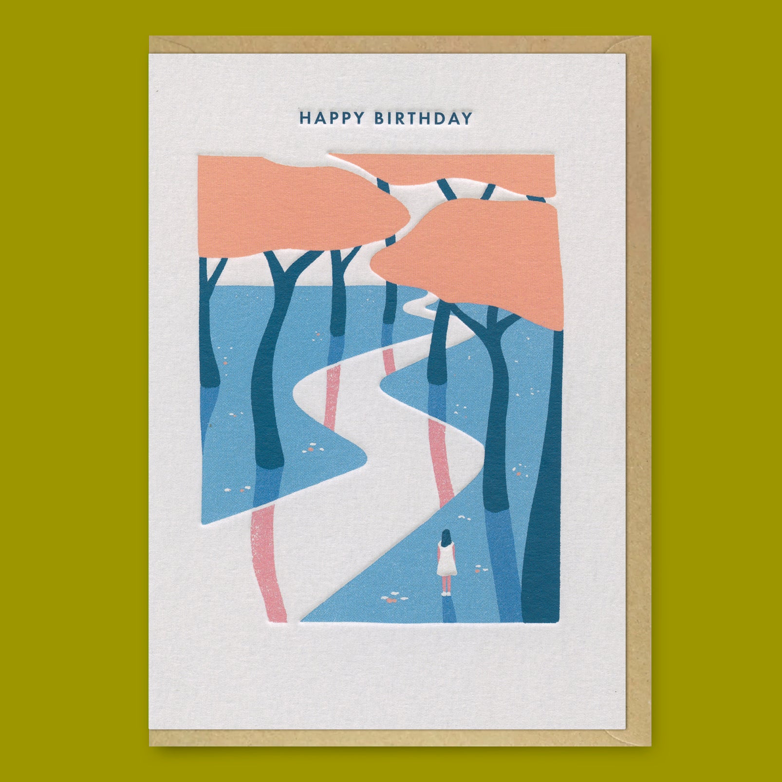 Grußkarte „Blossom Trees“ | Schöne Klappkarte zum Geburtstag | Ohh Deer