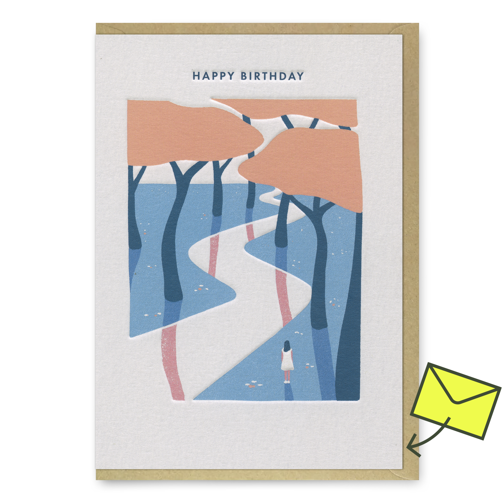 Grußkarte „Blossom Trees“ | Schöne Klappkarte zum Geburtstag | Ohh Deer