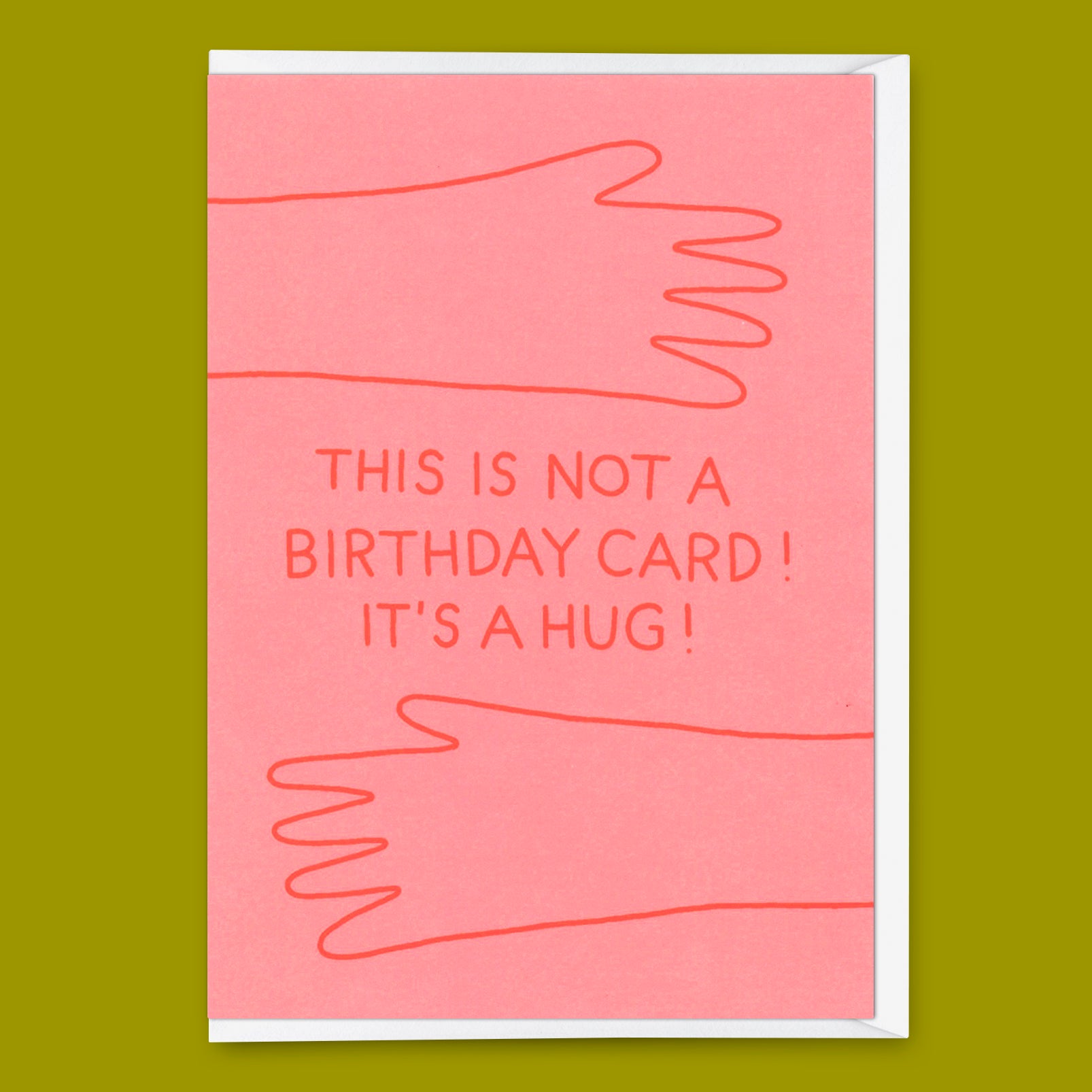 Grußkarte "It´s a hug" | Schöne Klappkarte  zum Geburtstag
