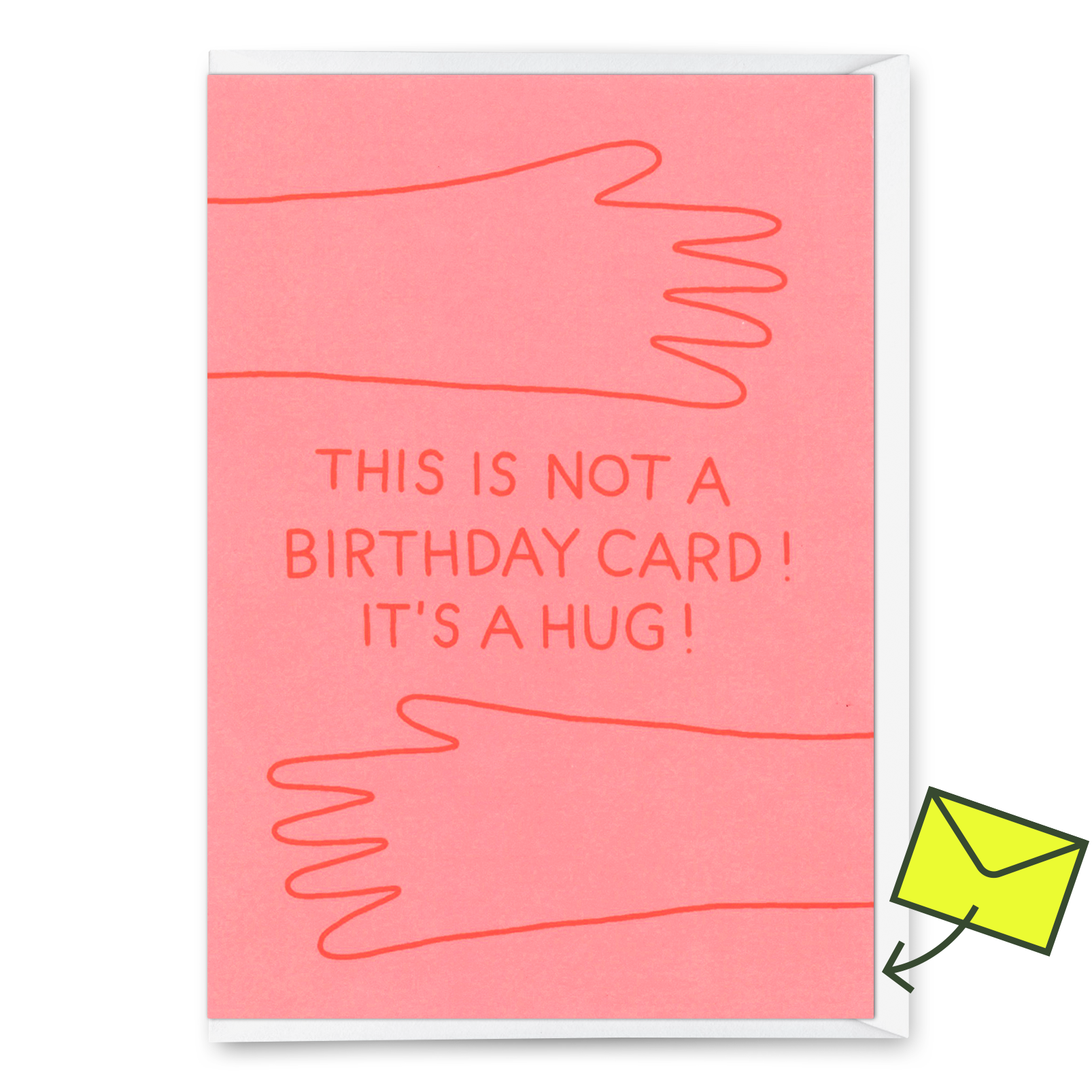 Grußkarte "It´s a hug" | Schöne Klappkarte  zum Geburtstag