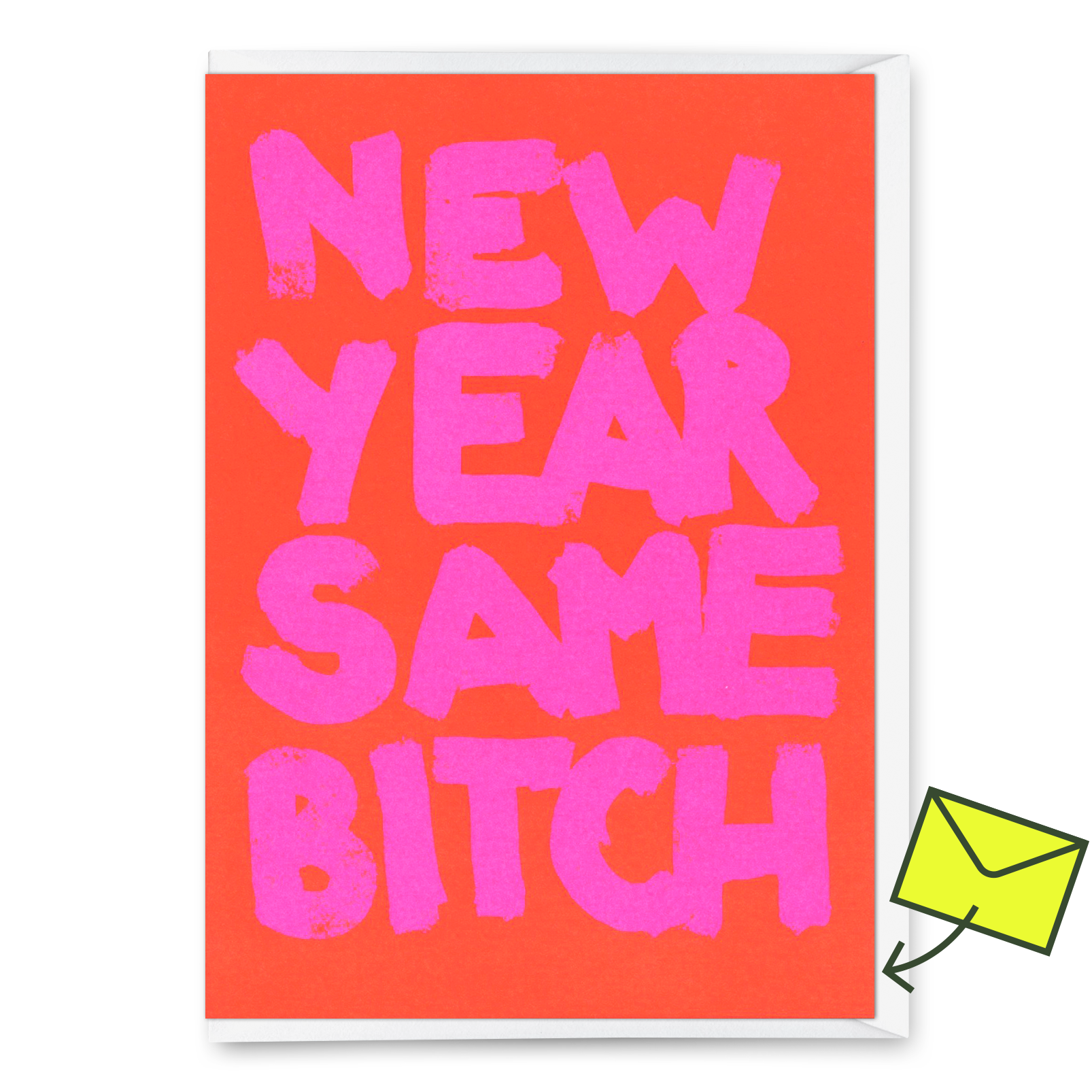 Grußkarte "Same bitch" | Lustige Klappkarte mit Spruch zum Geburtstag