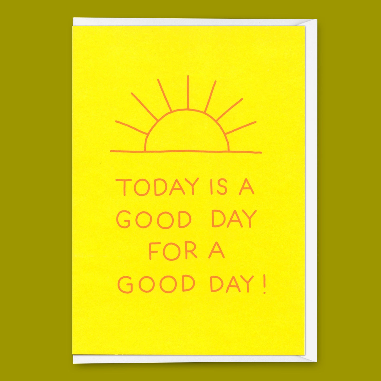 Grußkarte "Good day" | Coole Klappkarte mit Spruch für jeden Anlass