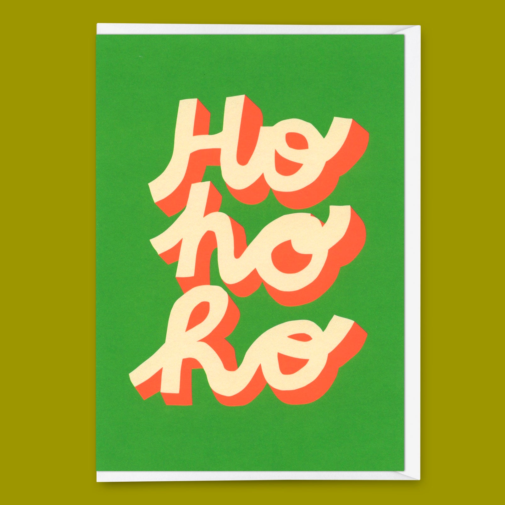 Grußkarte "HoHoHo" | Schöne Karte zu Weihnachten