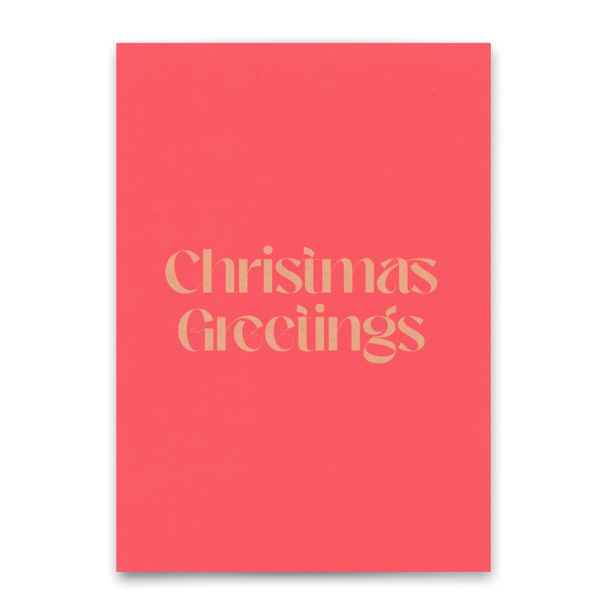 Postkarte "Christmas greetings" | Lustige Karte zu Weihnachten