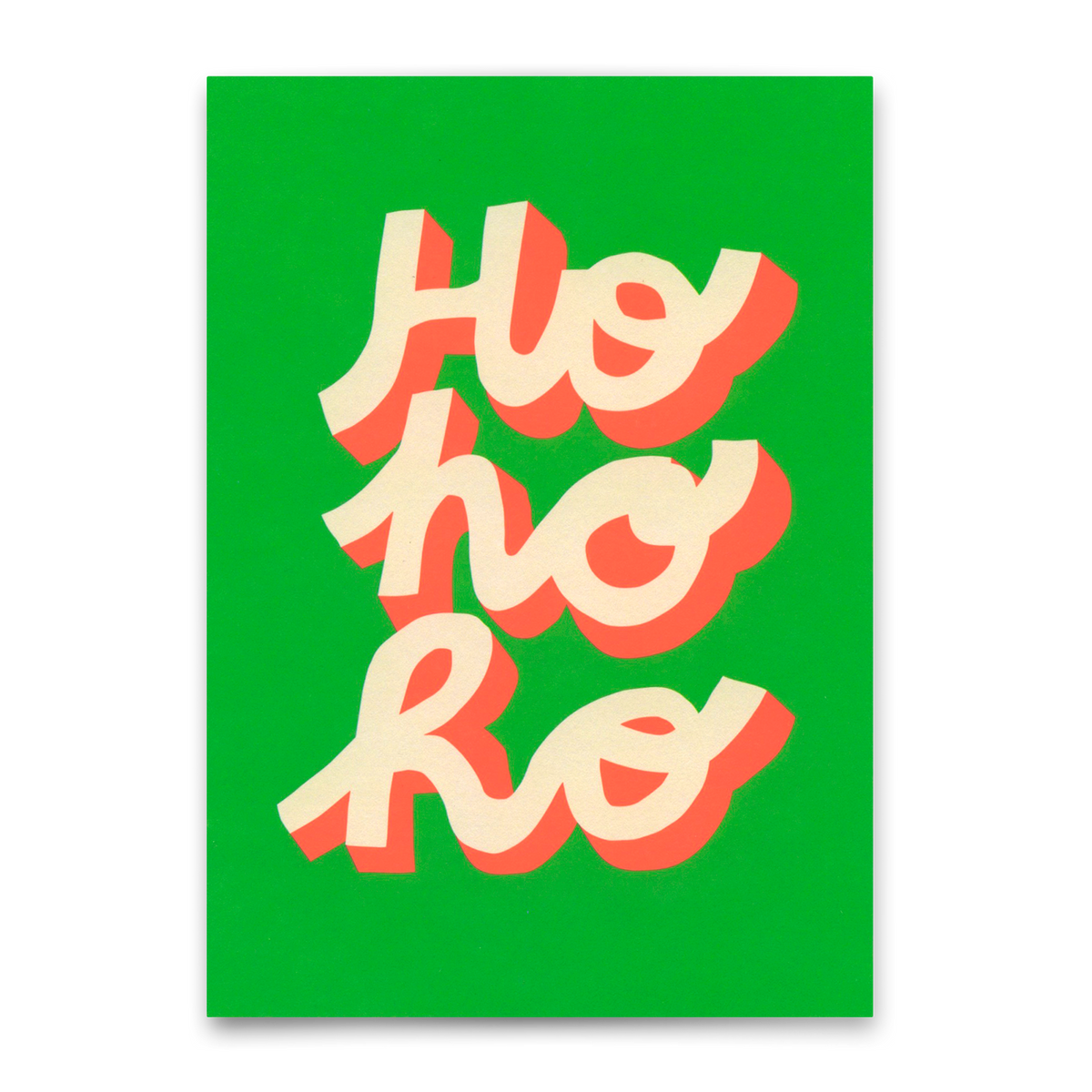 Postkarte "HoHoHo" | Schöne Karte zu Weihnachten