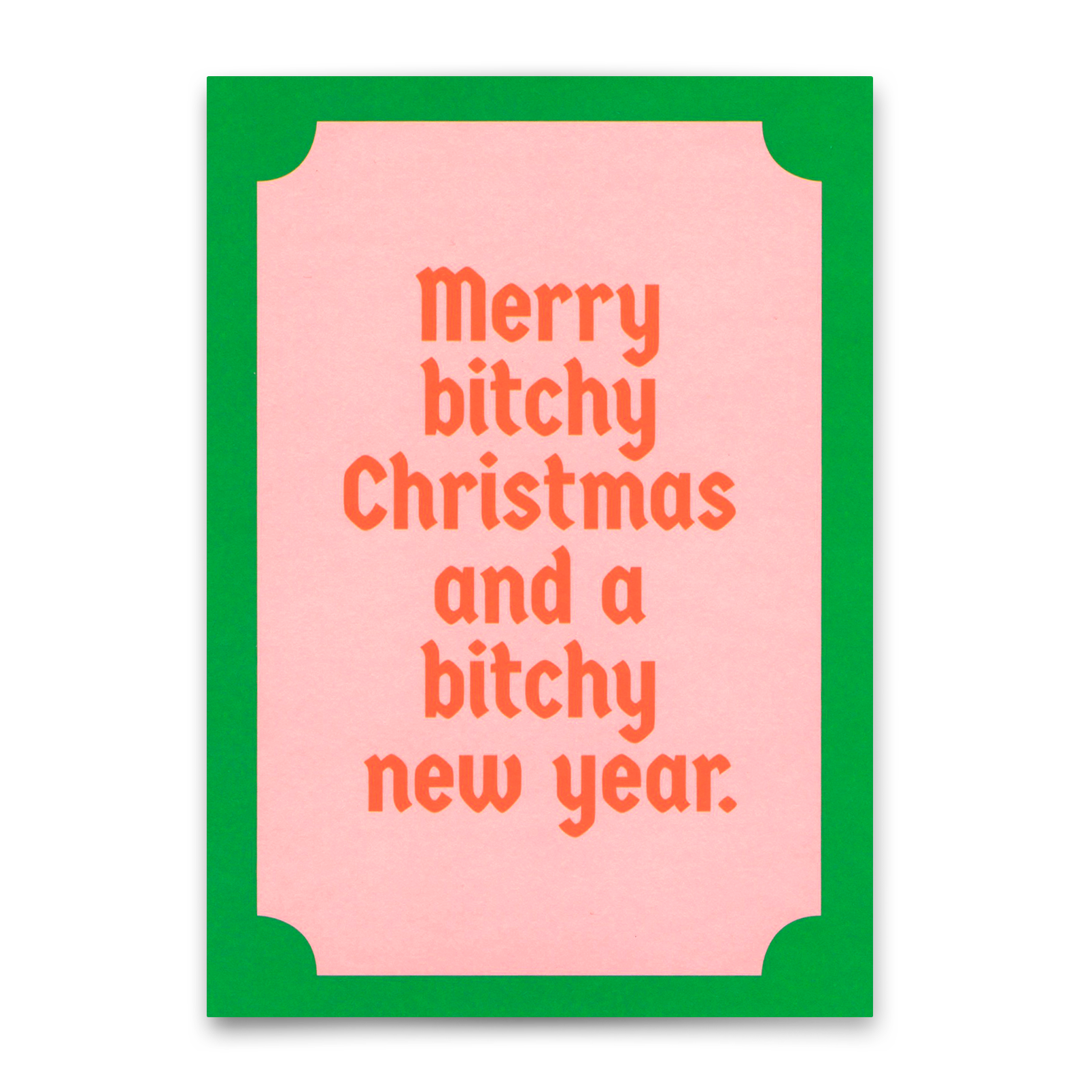 Postkarte "Merry bitchy Xmas" | Lustige Karte zu Weihnachten