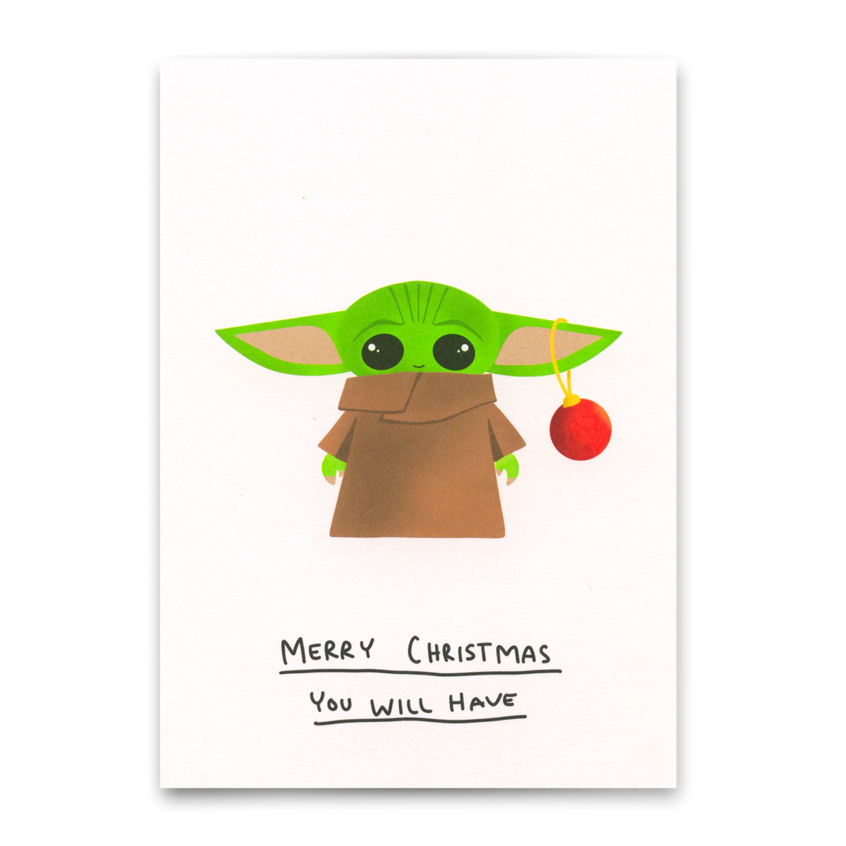 Postkarte "Merry Christmas you will have" | Lustige Karte zu Weihnachten