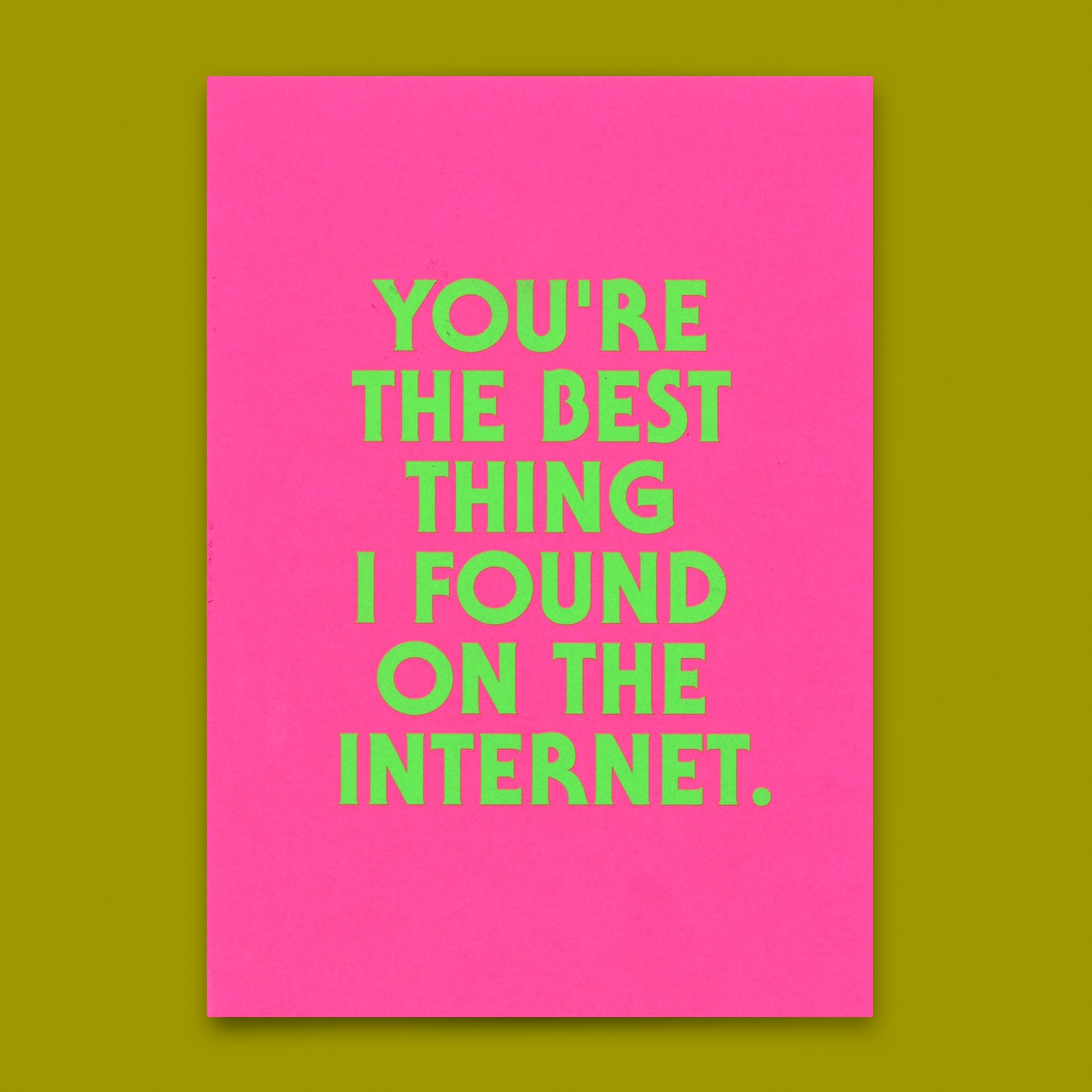 Postkarte "You´re the best thing" | Coole Karte für Verliebte