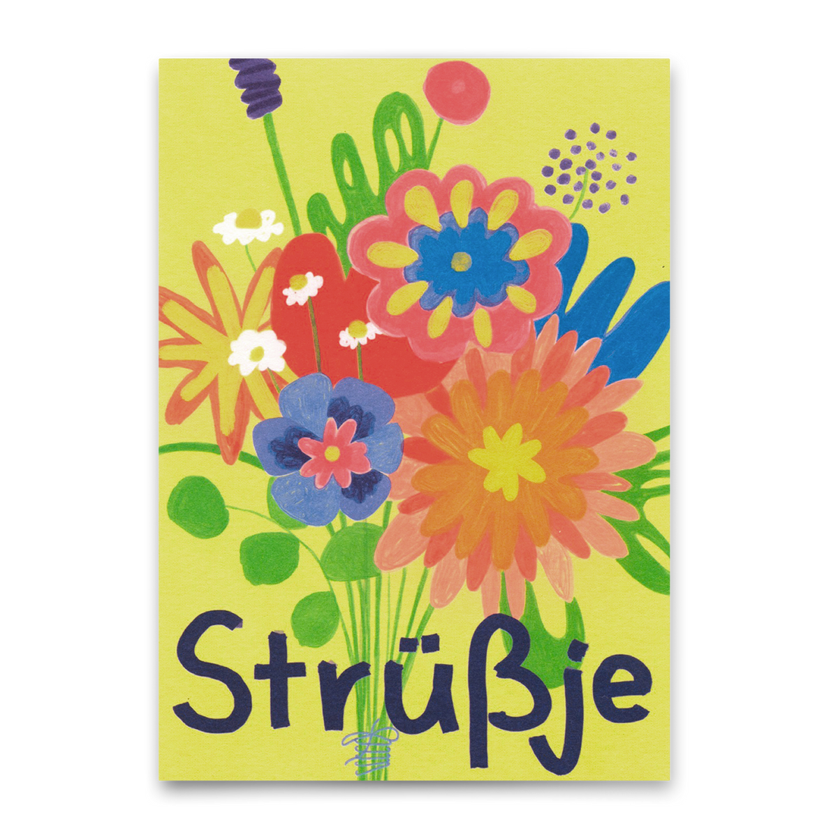 Postkarte "Strüßje" | Schöne Karte für jeden Anlass
