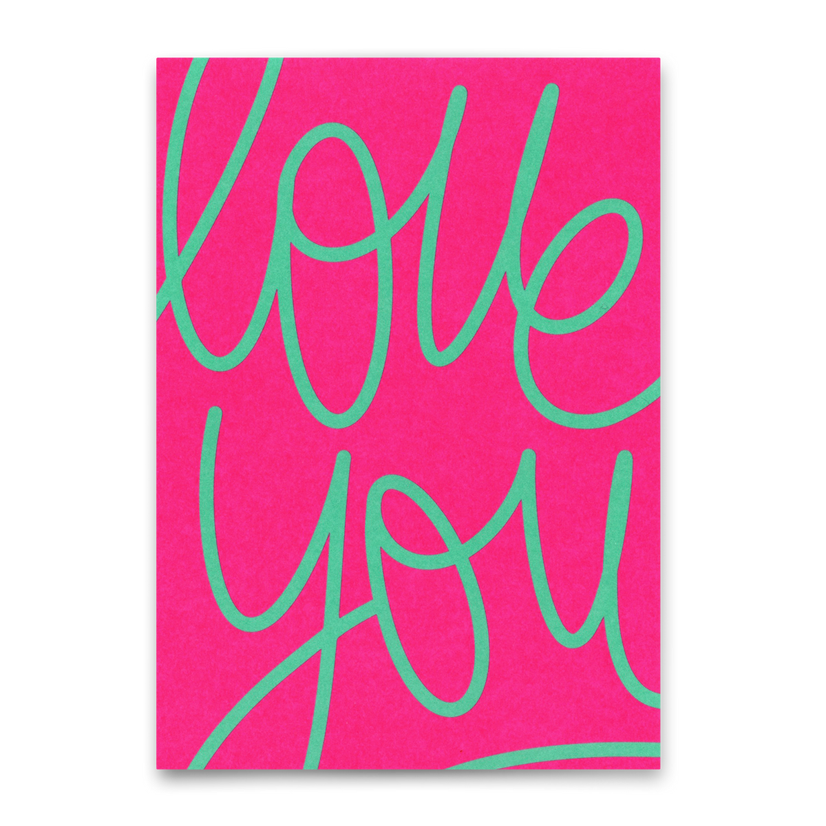 Postkarte "Love you Swing" | Besondere Karte für Verliebte