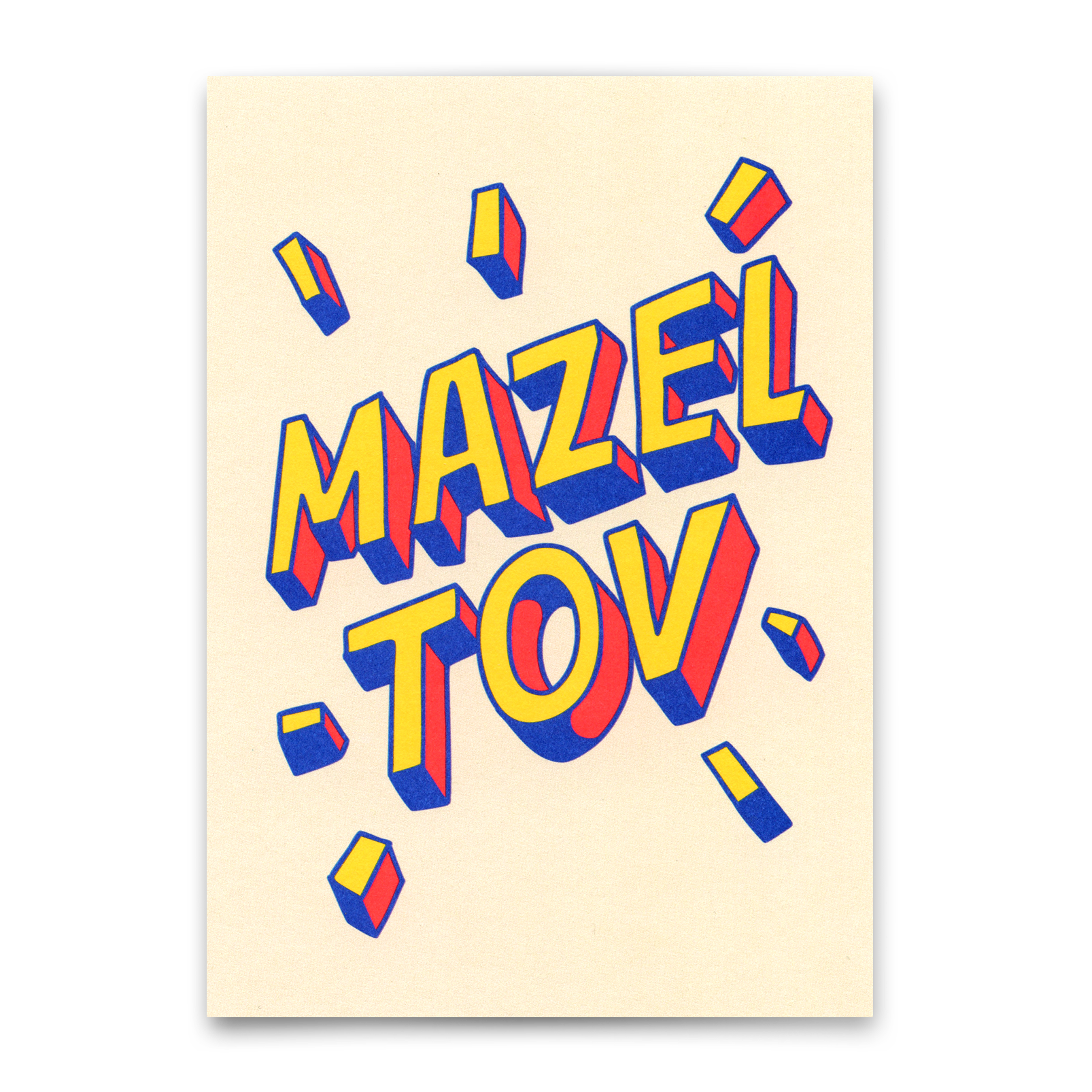 Postkarte "Mazel Tov" | Besondere Karte für jeden Anlass