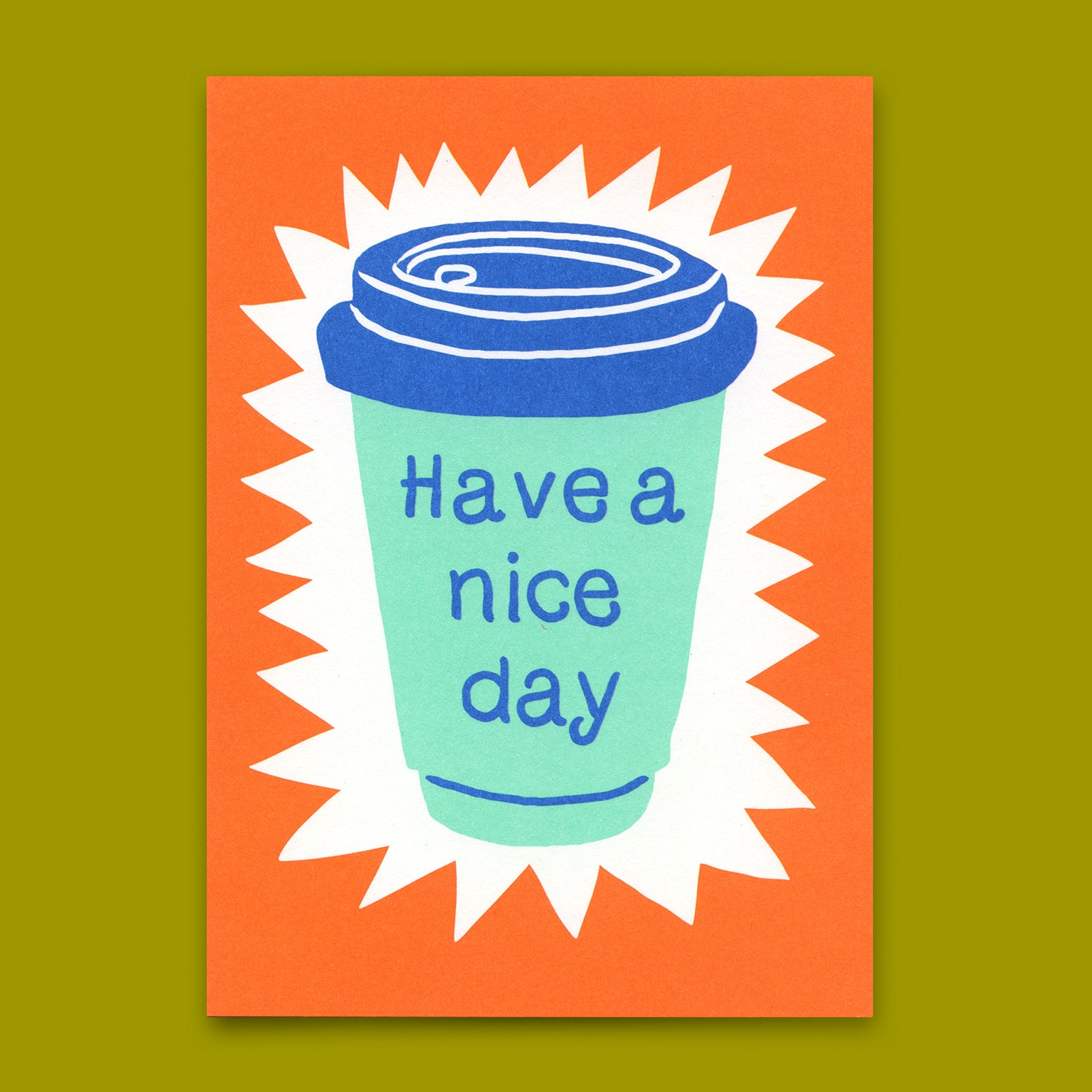 Postkarte "Have a nice day Coffee" | Coole Karte für jeden Anlass