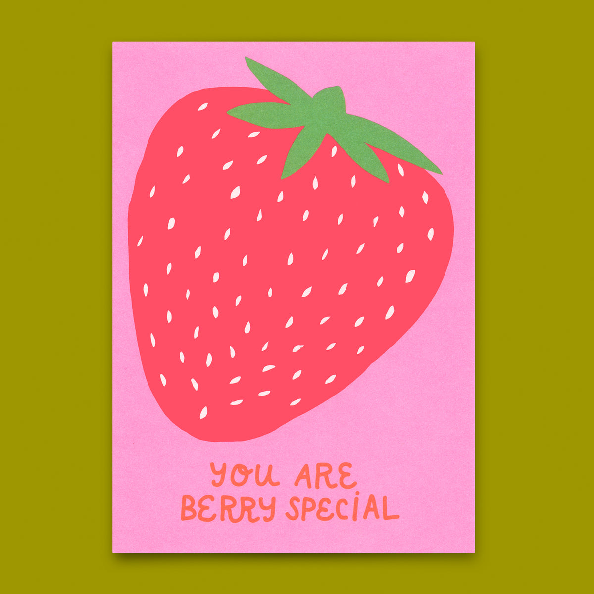 Postkarte "Your are berry special" | Lustige Karte für Verliebte