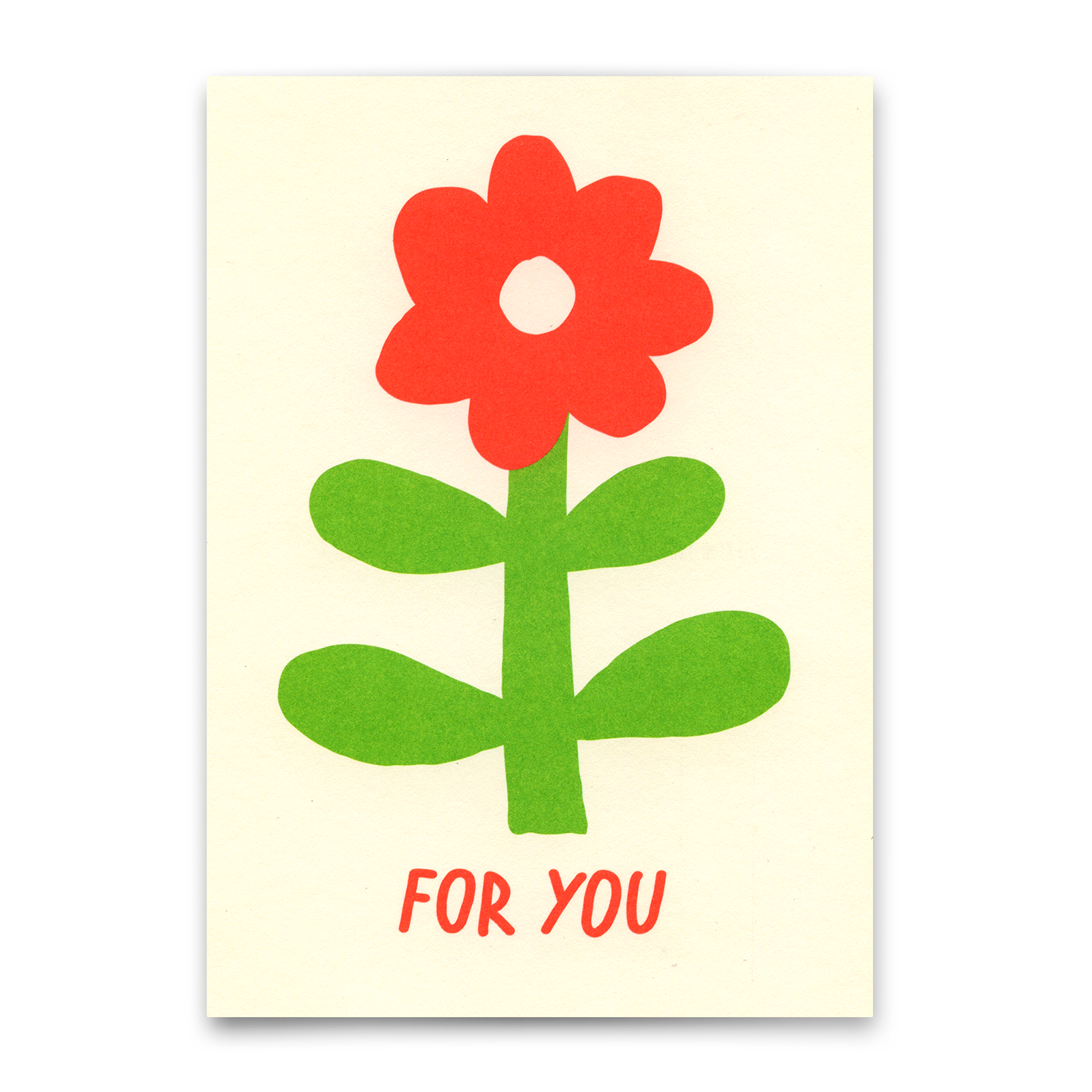 Postkarte "For you Flower" | Schöne Karte für jeden Anlass