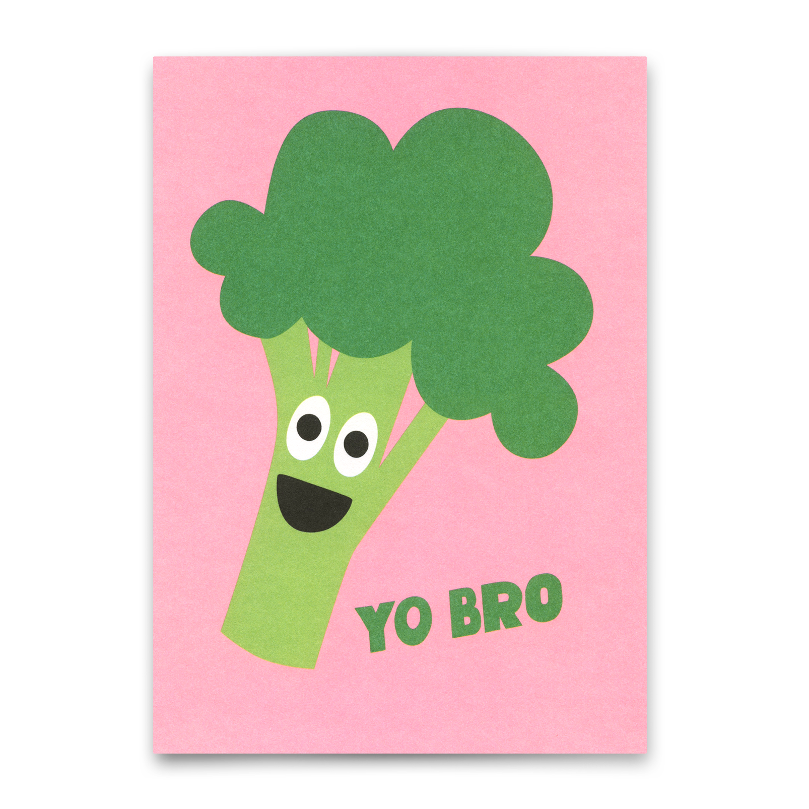 Postkarte "Yo Bro" | Lustige Karte für jeden Anlass
