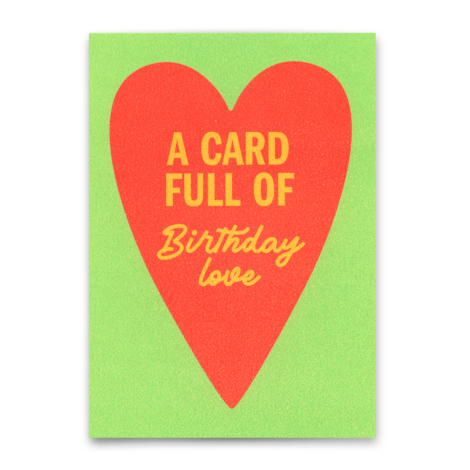 Postkarte "Birthday love Heart" | Schöne Karte zum Geburtstag