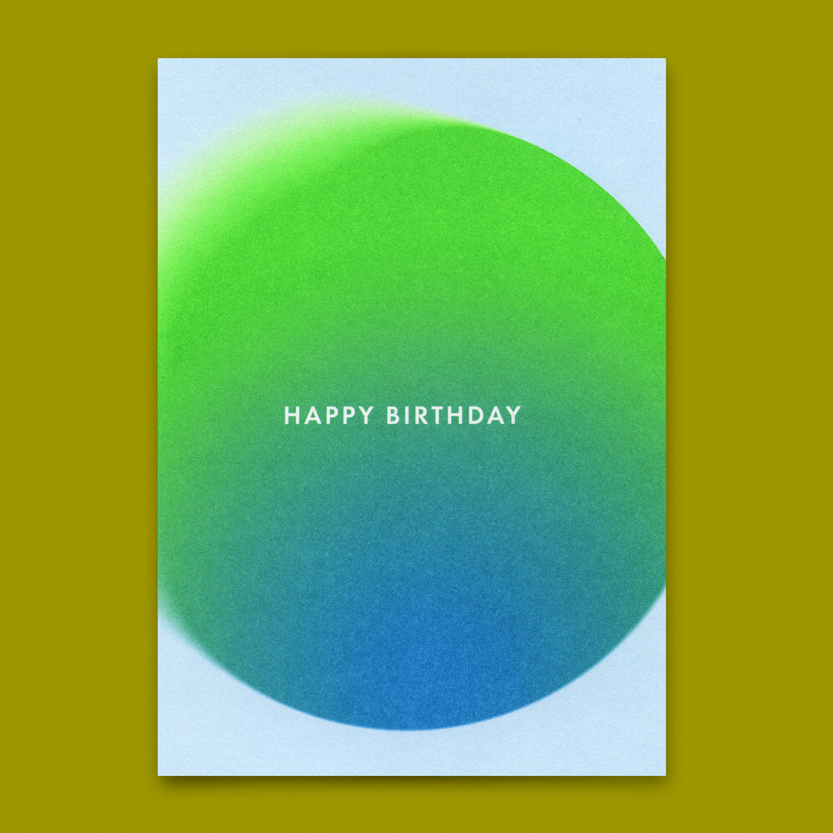 Postkarte "Happy Birthday Blur" | Besondere Karte zum Geburtstag