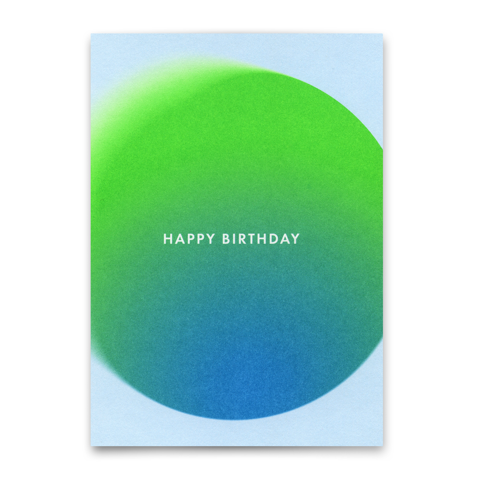 Postkarte "Happy Birthday Blur" | Besondere Karte zum Geburtstag
