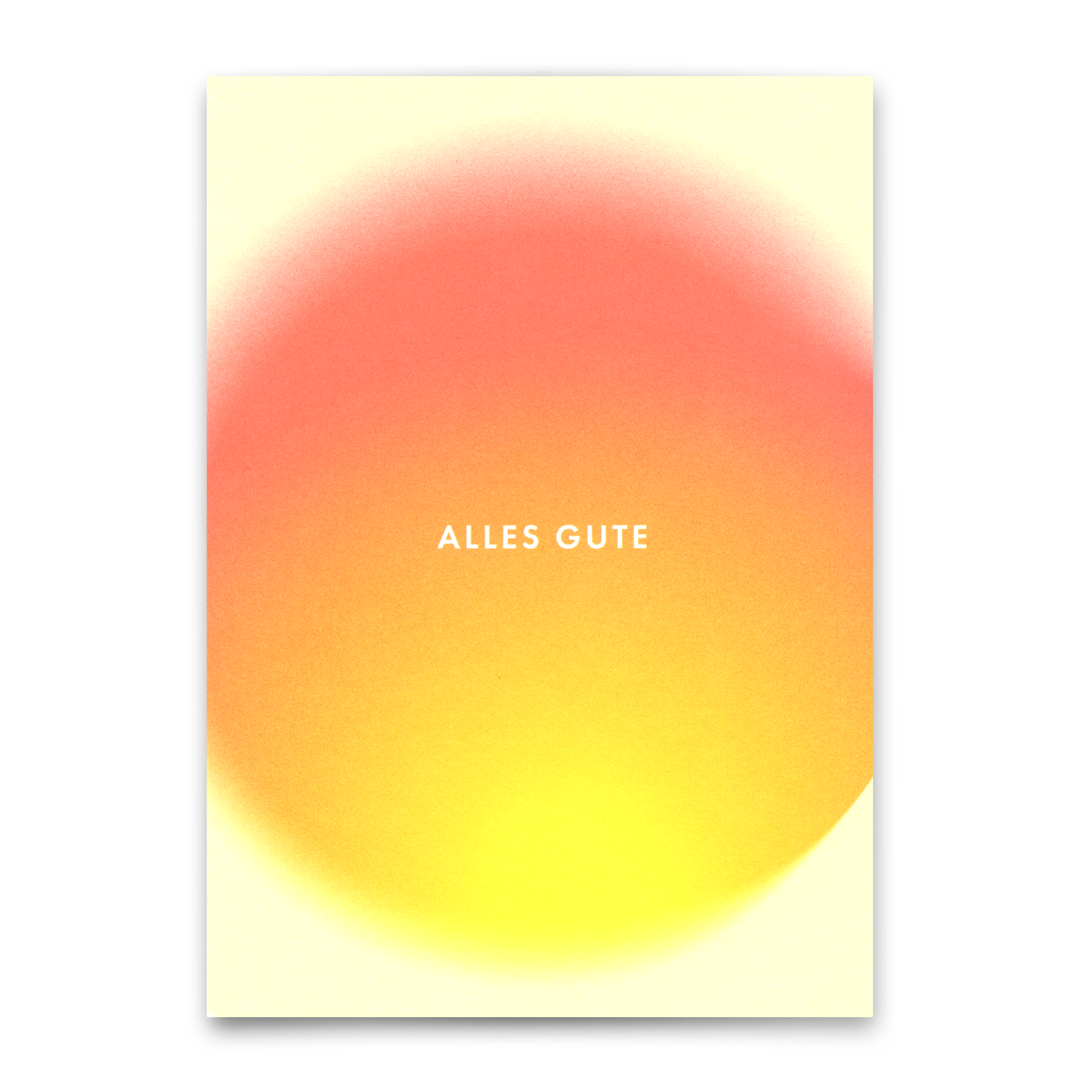 Postkarte "Alles Gute Blur" | Besondere Karte für jeden Anlass