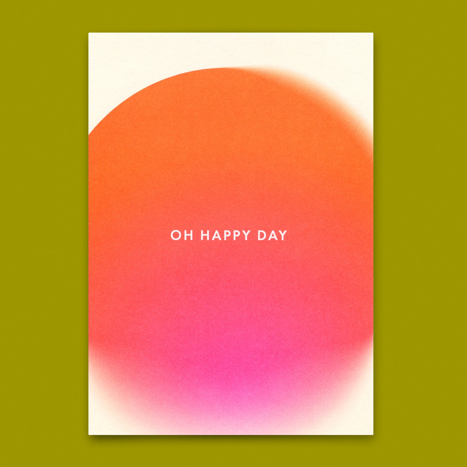 Postkarte "Oh happy day Blur" | Besondere Karte für jeden Anlass