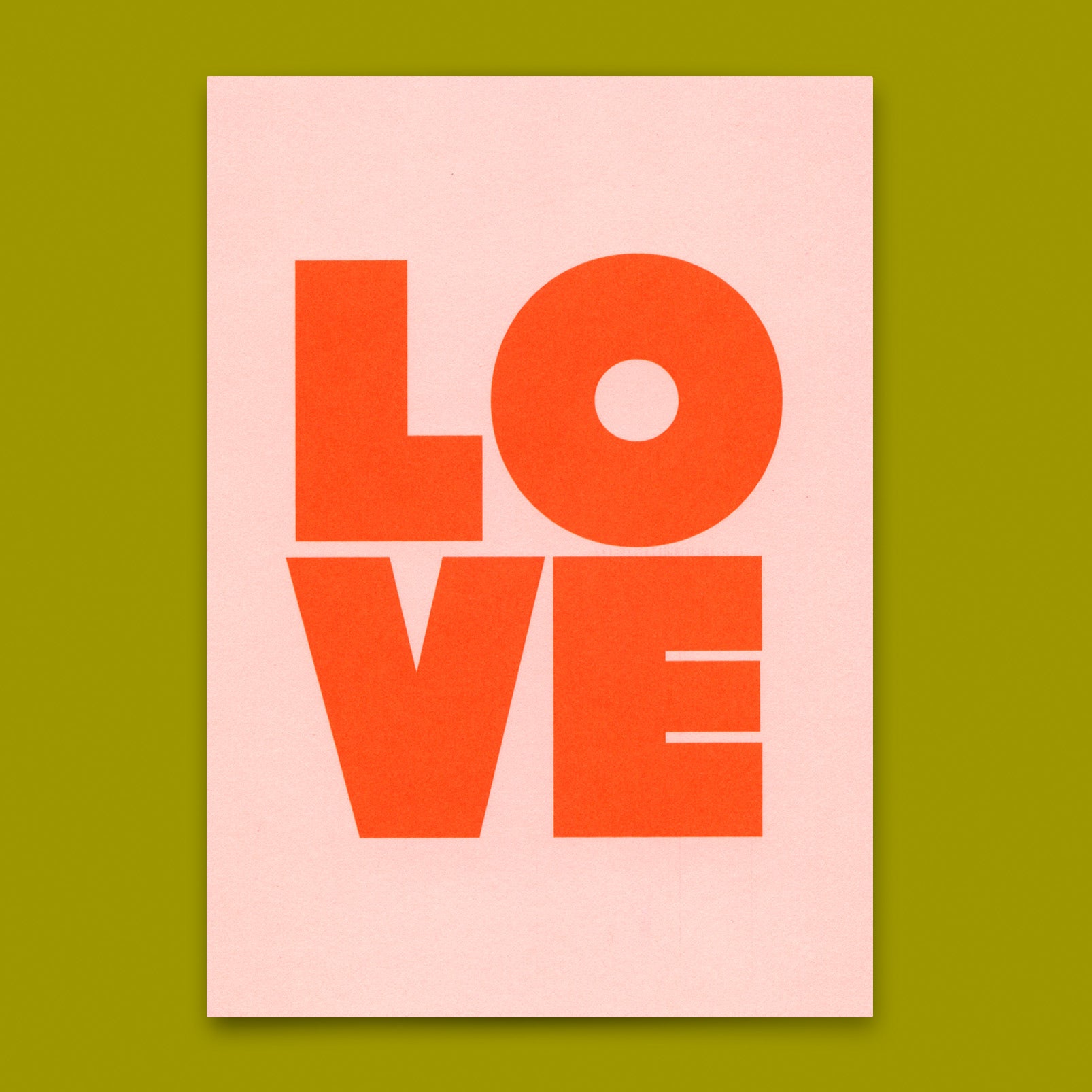 Postkarte "Love Red" | Coole Karte für Verliebte