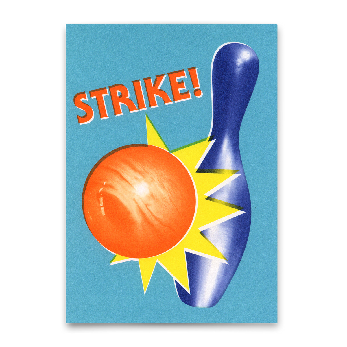 Postkarte "Strike" | Coole Karte zum Gratulieren
