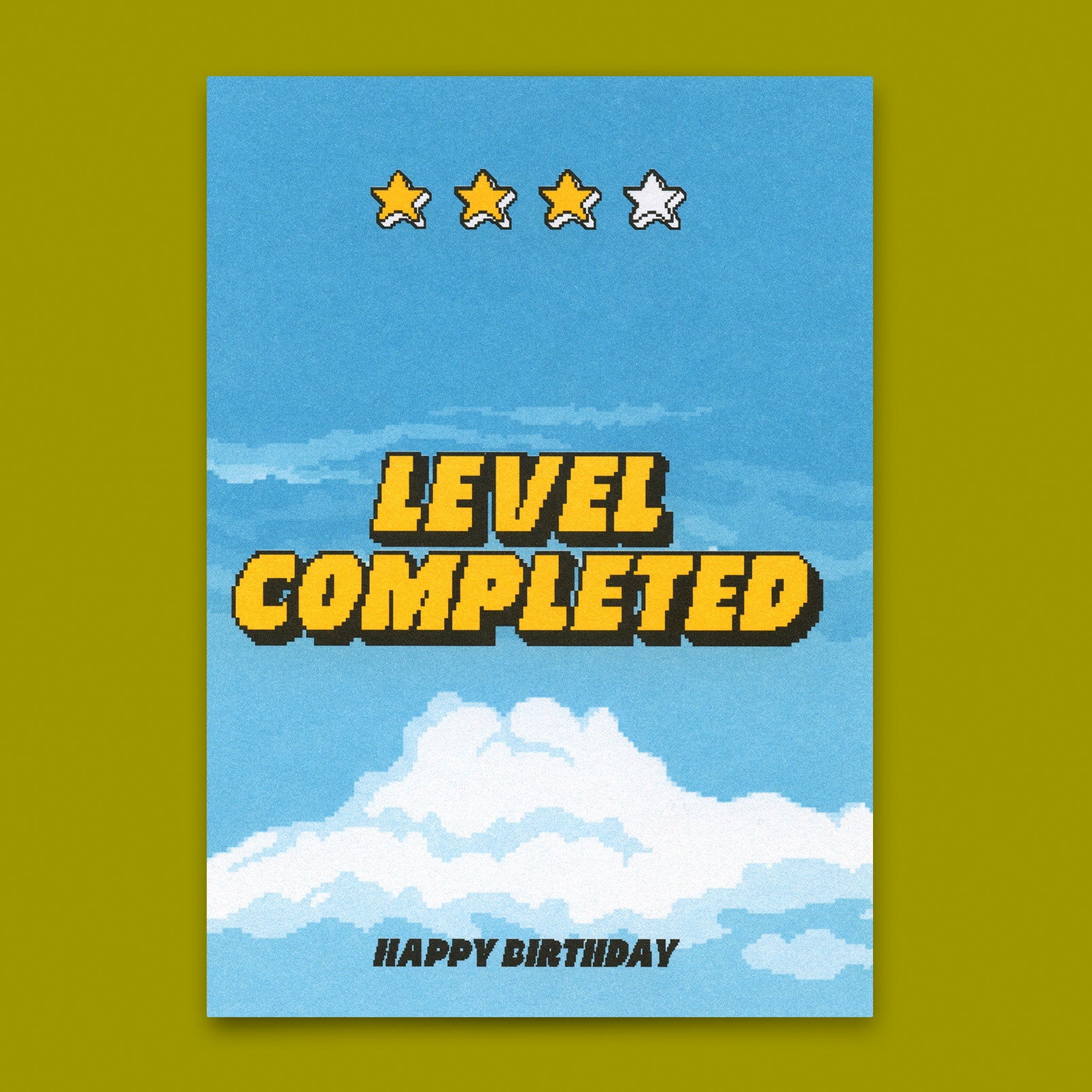 Postkarte "Level completed" | Coole Karte zum Gratulieren