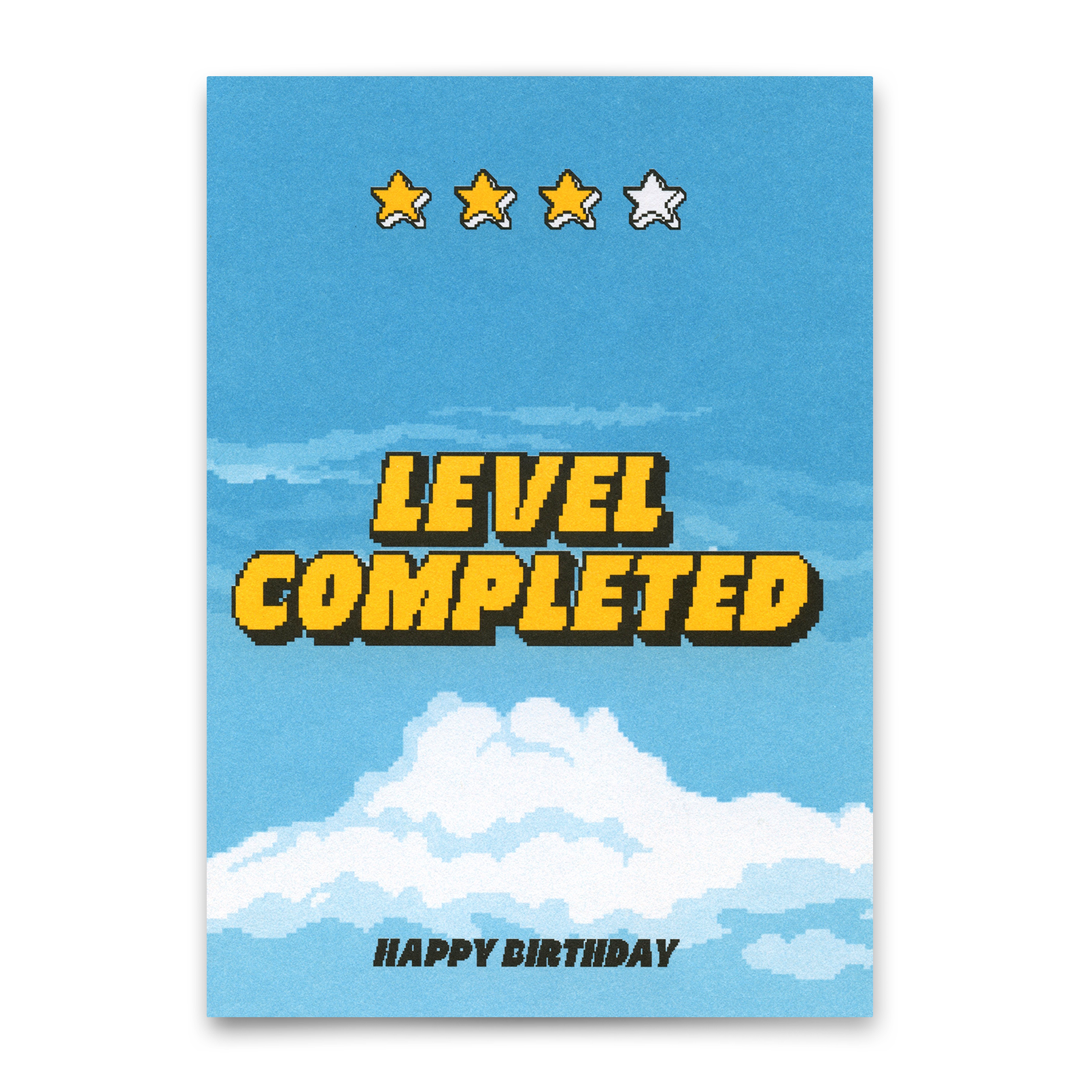 Postkarte "Level completed" | Coole Karte zum Gratulieren