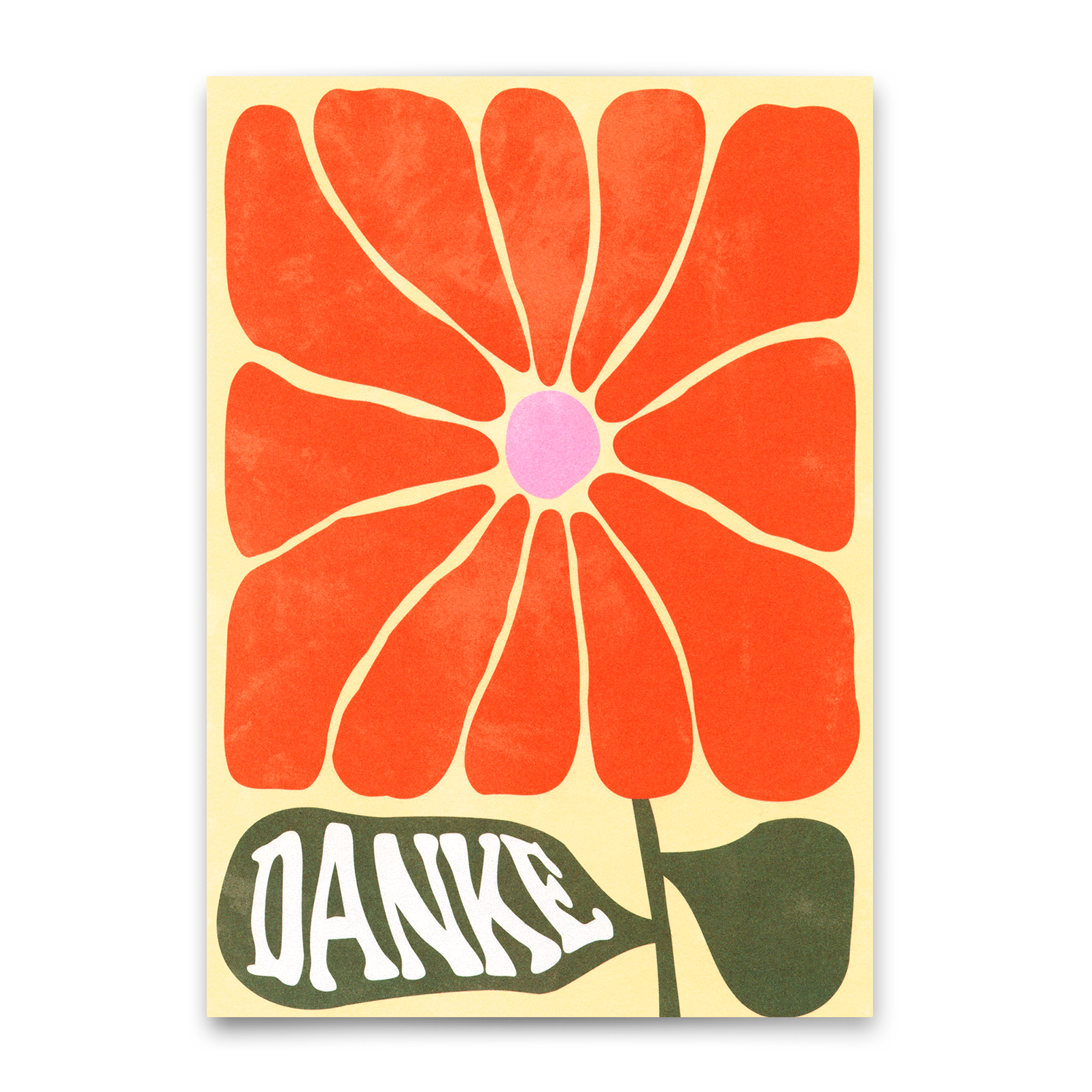 Postkarte "Boxed Flower" | Besondere Karte für jeden Anlass