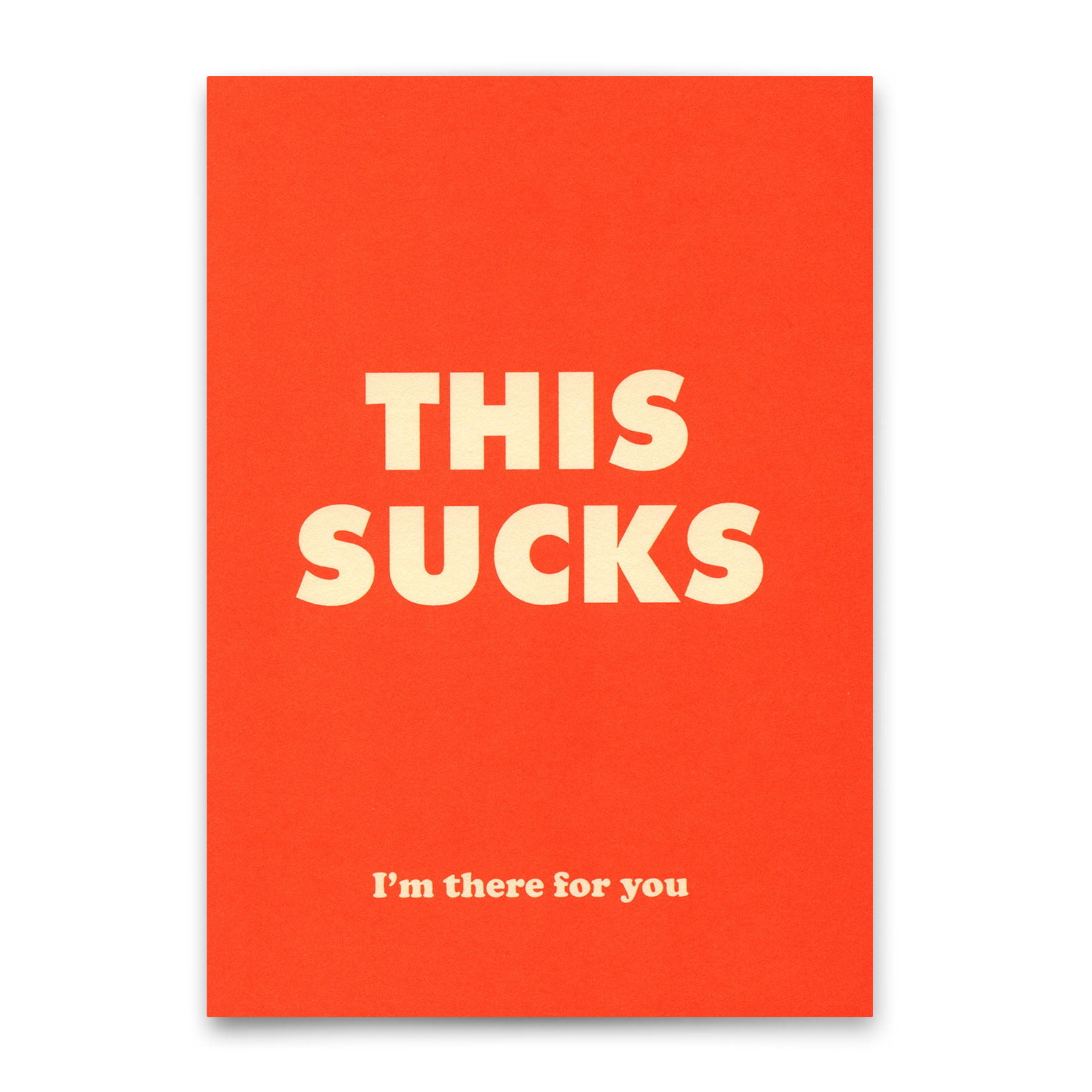 Postkarte "This sucks" | Besondere Karte mit Spruch