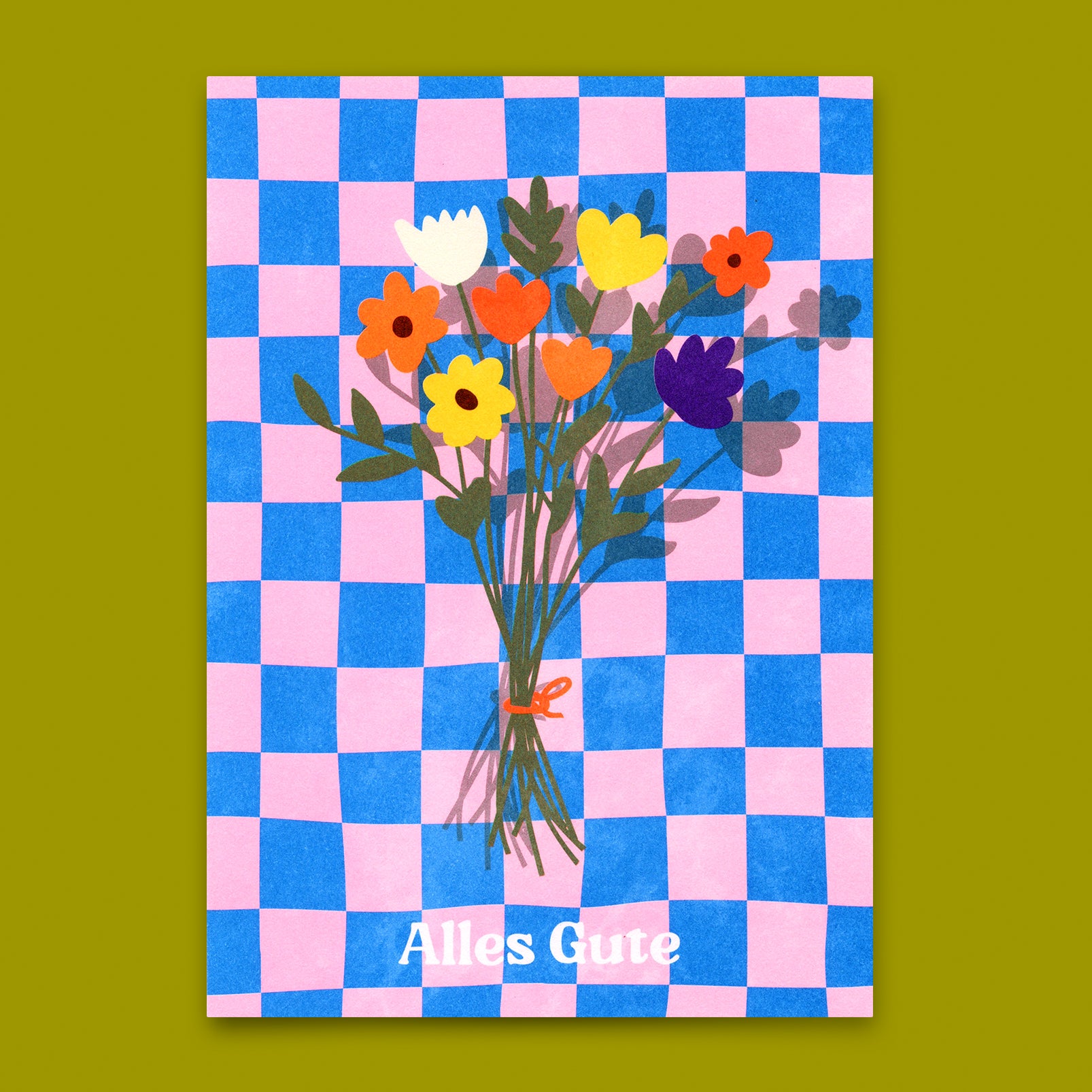 Postkarte "Alles Gute Bouquet“ | Schöne Karte zur Gratulation