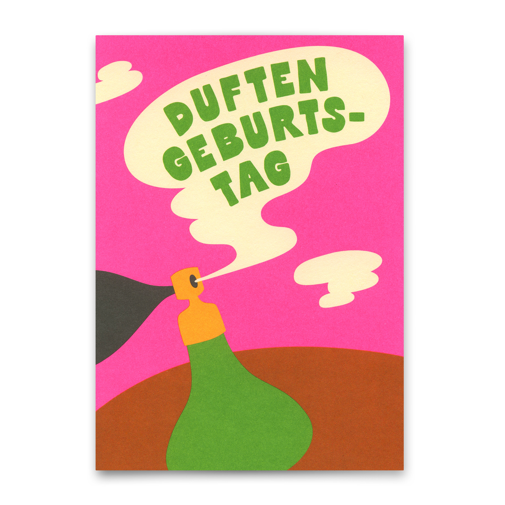Postkarte "Duften Geburtstag No. 2" | Lustige Karte zum Geburtstag