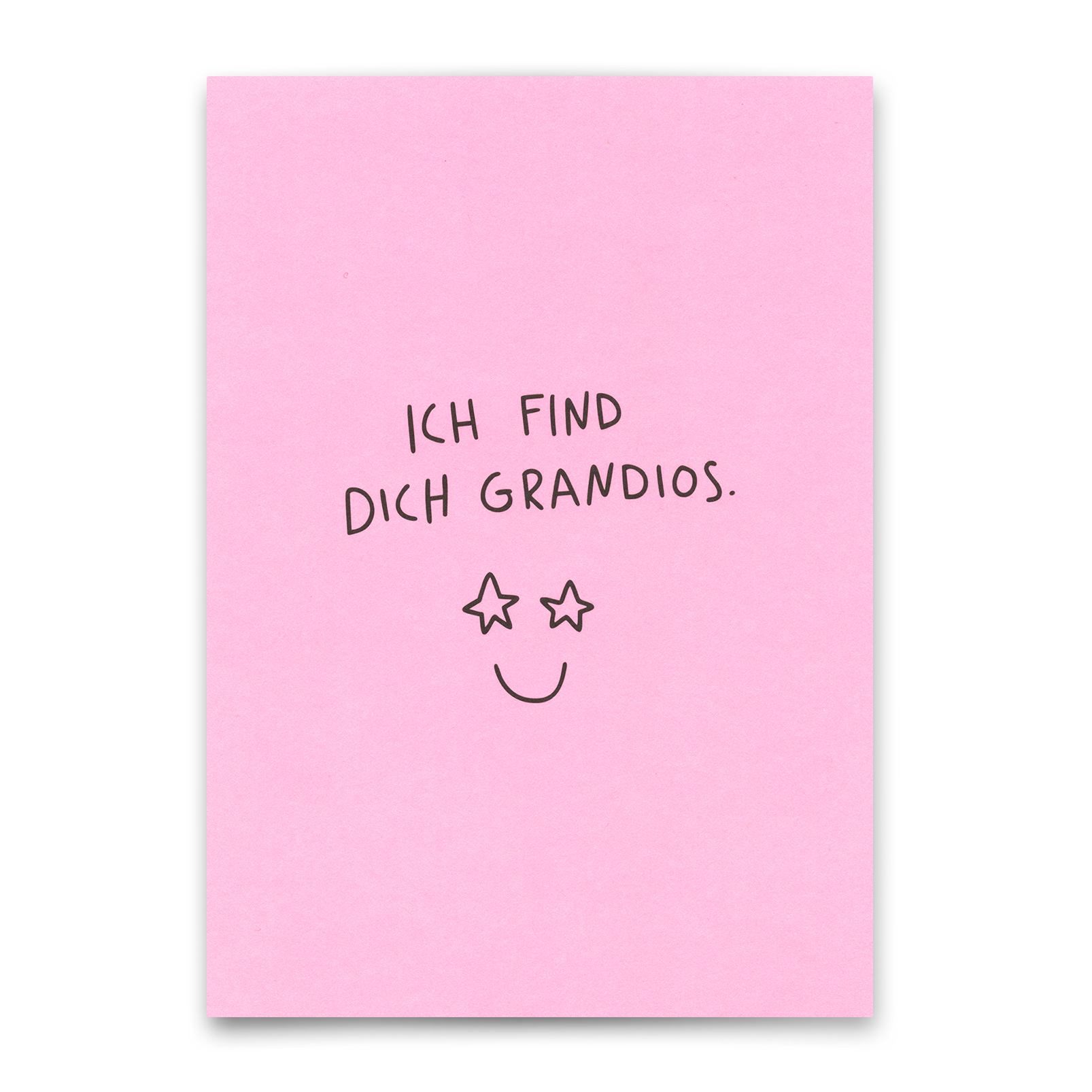 Postkarte "Ich find dich grandios" | Besondere Karte für Verliebte