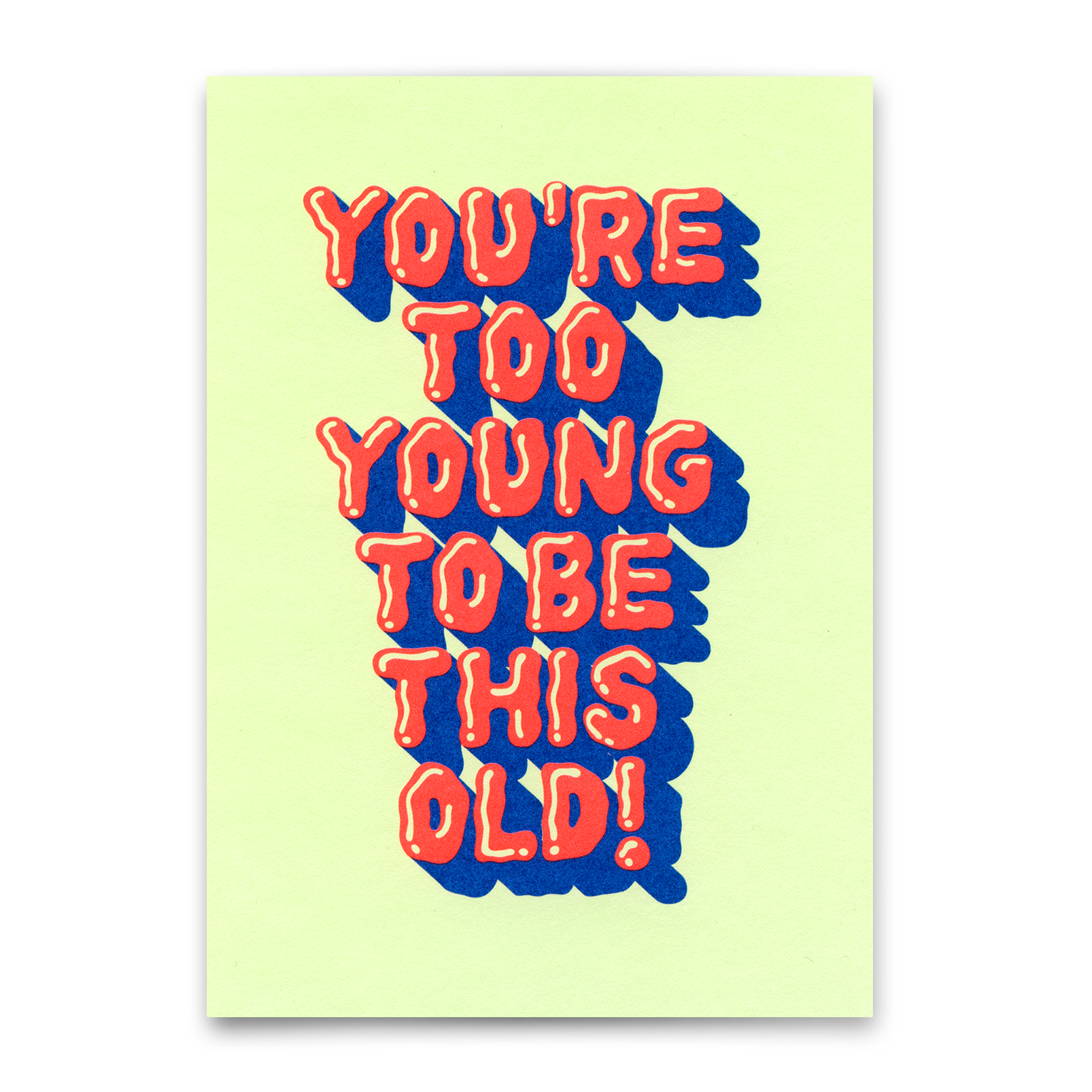Postkarte "To be this old" | Lustige Karte zum Geburtstag