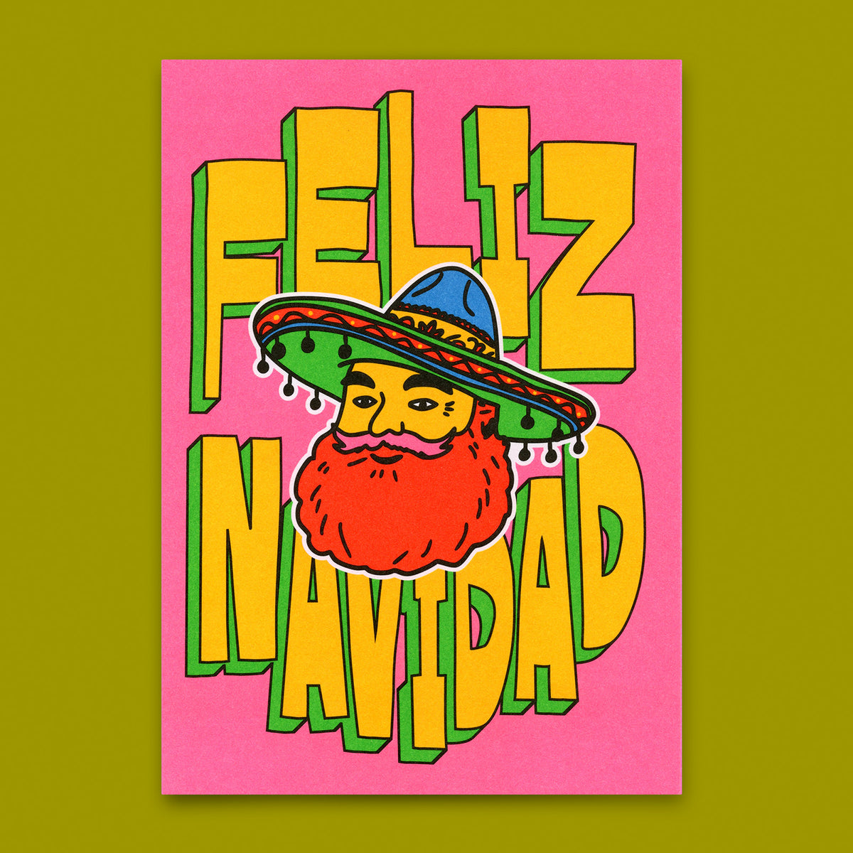 Postkarte "Feliz Navidad" | Besondere Postkarte zu Weihnachten