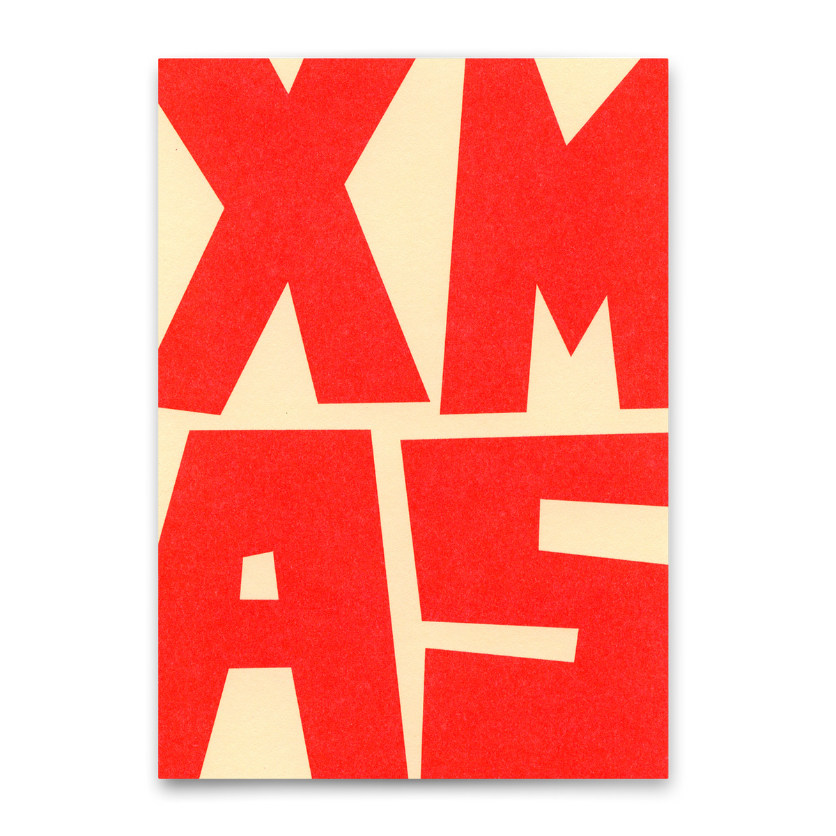 Postkarte "XMAS Block" | Coole Postkarte zu Weihnachten